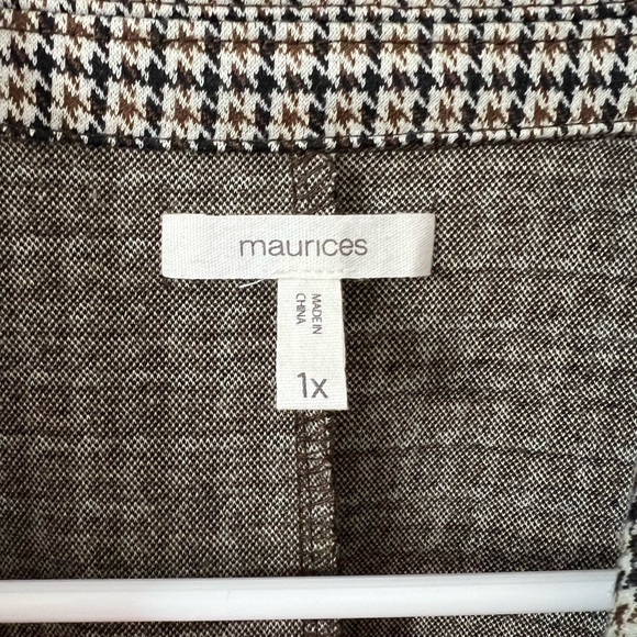 Maurices Black and White Blazer Professional Tailored Jacket - Picture 4 of 4